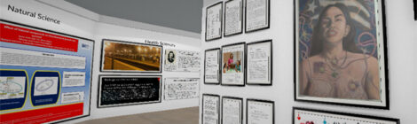 View of virtual museum with students' stories for the #AllStudentsCreate participatory project